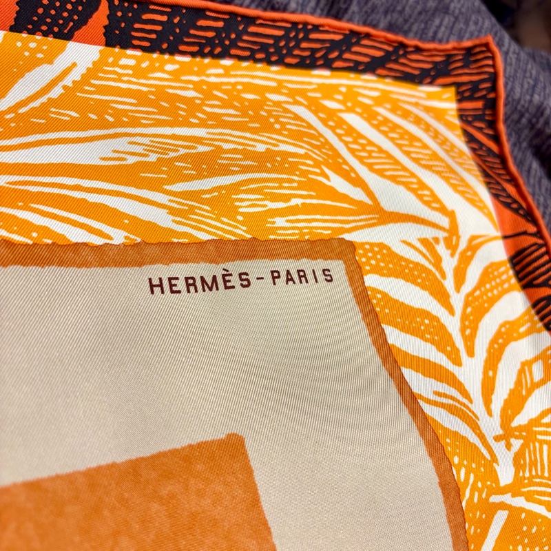 Hermes 形狀騎士 Cavalier en Formes scarf 90*90絲巾-9
