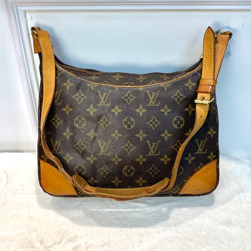 LV路易威登Louis Vuitton 牛角包小號中古包老花-2