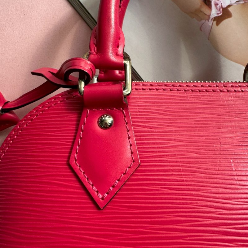 ✨超可愛 LV 桃紅色Alma斜背手提貝殼包-2