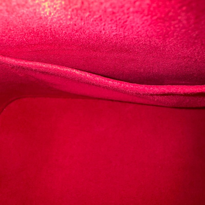 ✨超可愛 LV 桃紅色Alma斜背手提貝殼包-23