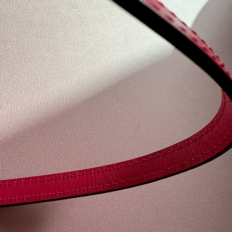 ✨超可愛 LV 桃紅色Alma斜背手提貝殼包-27