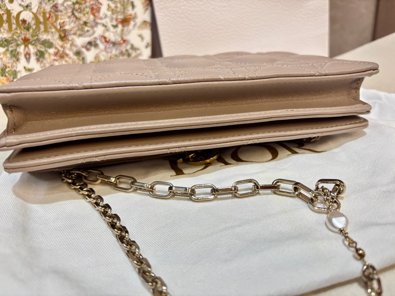 My Dior 迷你包 淡米色 Cannage 籐格紋羊皮 編號: S0980ONMJ_M51U-9