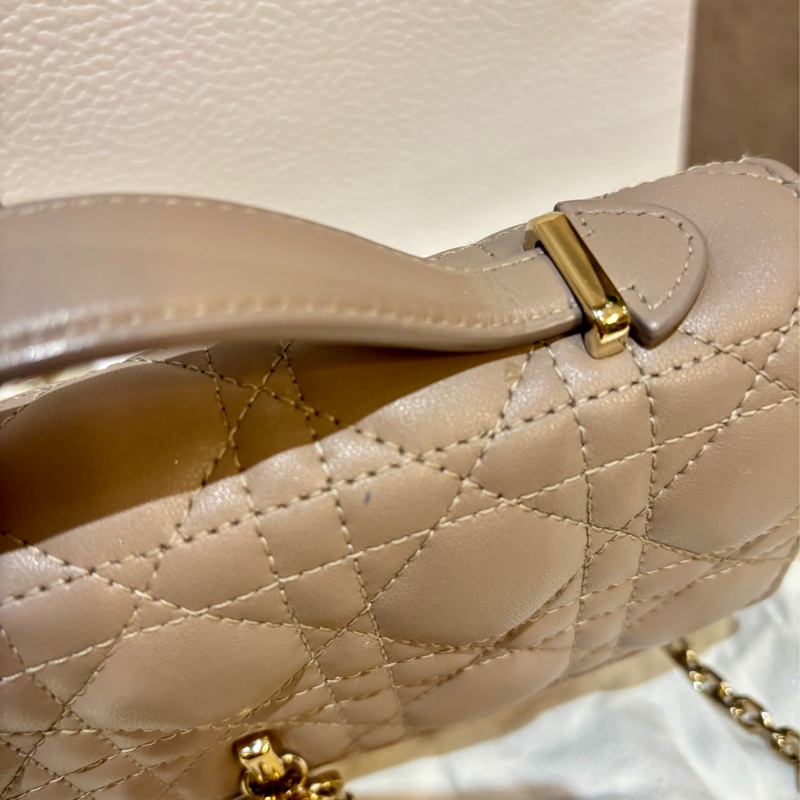 My Dior 迷你包 淡米色 Cannage 籐格紋羊皮 編號: S0980ONMJ_M51U-11