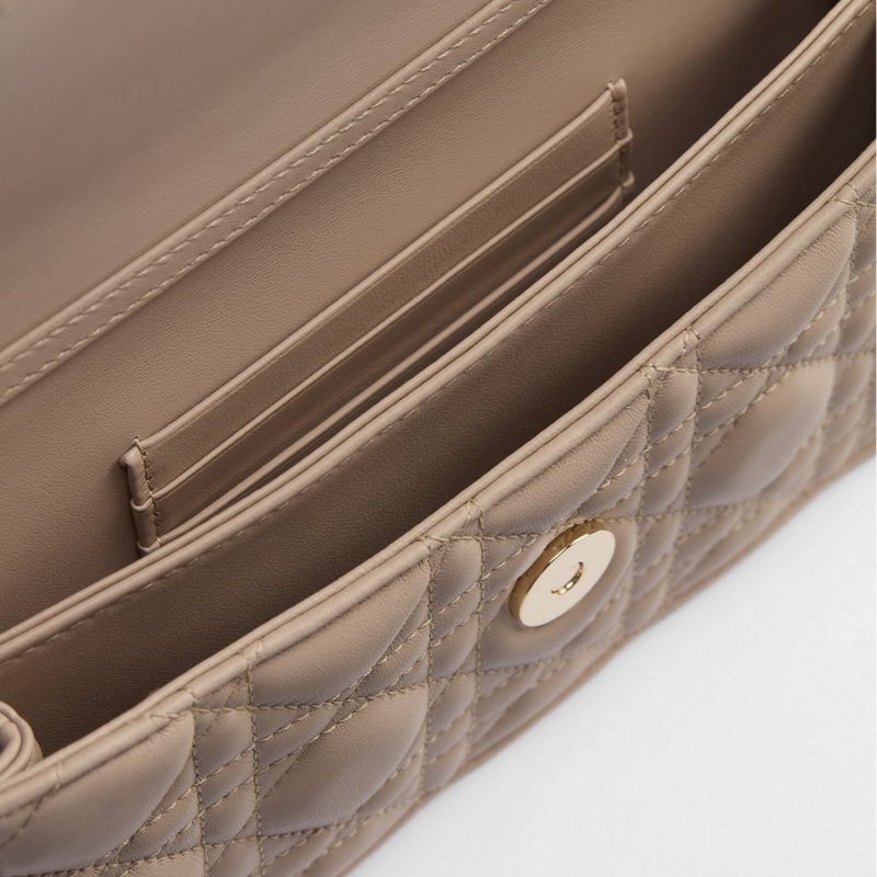 My Dior 迷你包 淡米色 Cannage 籐格紋羊皮 編號: S0980ONMJ_M51U-13