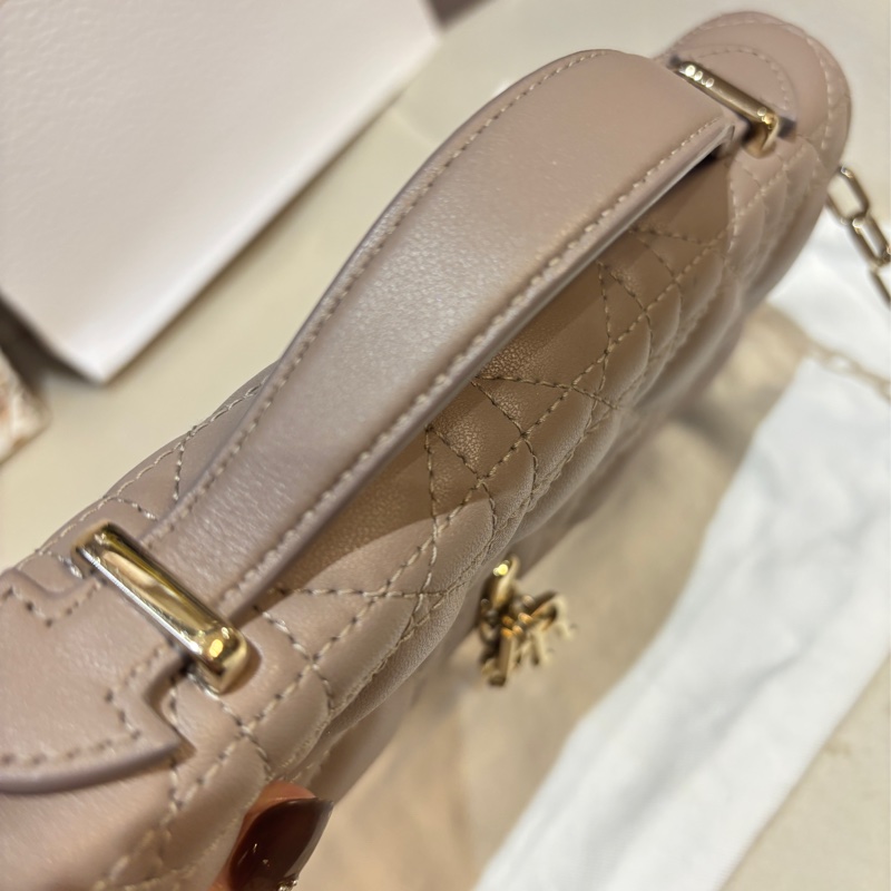 My Dior 迷你包 淡米色 Cannage 籐格紋羊皮 編號: S0980ONMJ_M51U-15