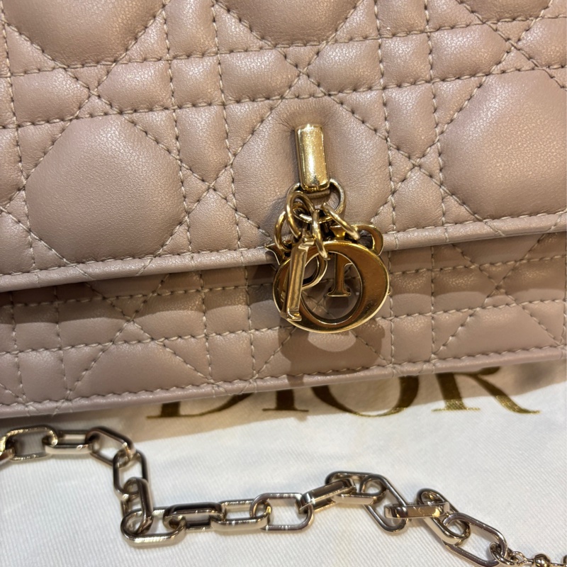 My Dior 迷你包 淡米色 Cannage 籐格紋羊皮 編號: S0980ONMJ_M51U-16