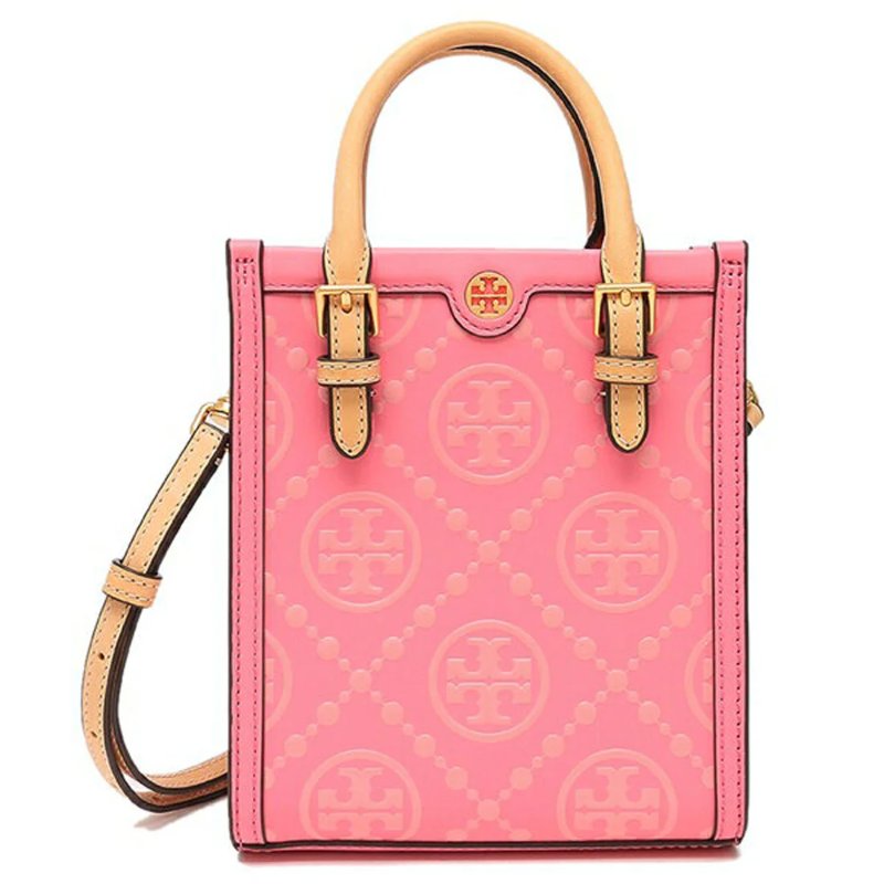 【TORY BURCH】琴譜兩用包-玫瑰粉色-1