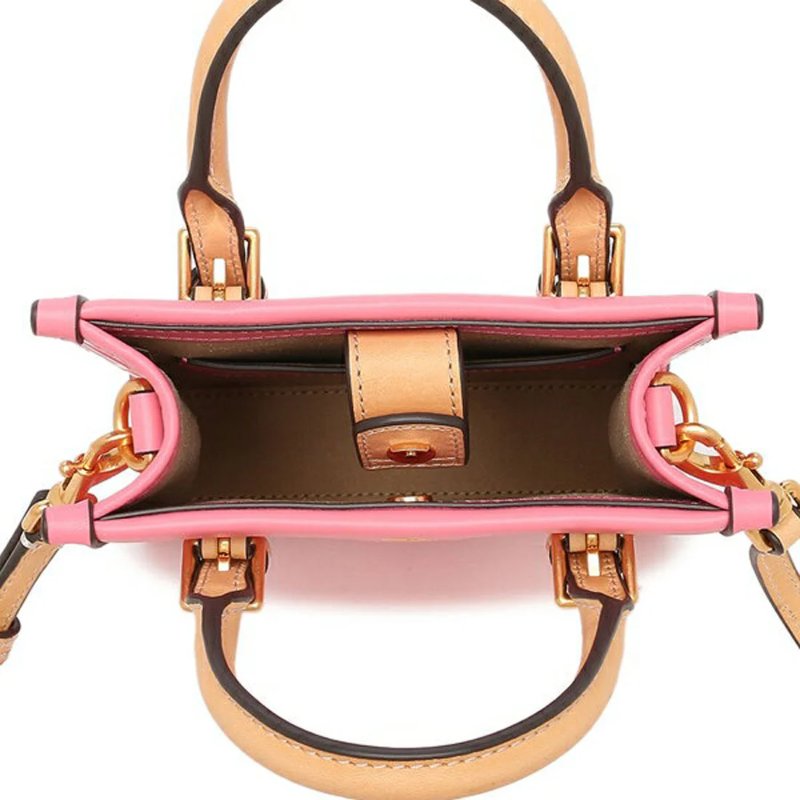 【TORY BURCH】琴譜兩用包-玫瑰粉色-3