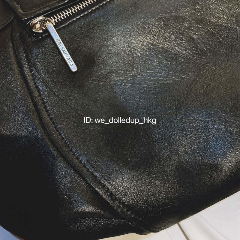 BALENCIAGA Broken Bag chain knot clutch 黑色做舊-10