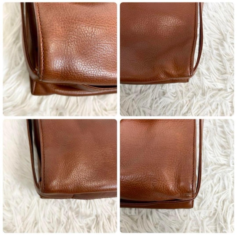 LOEWE 羅威 棕色牛皮肩背包-5