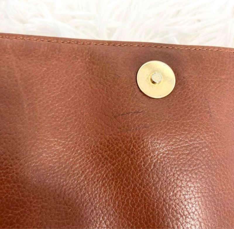 LOEWE 羅威 棕色牛皮肩背包-6