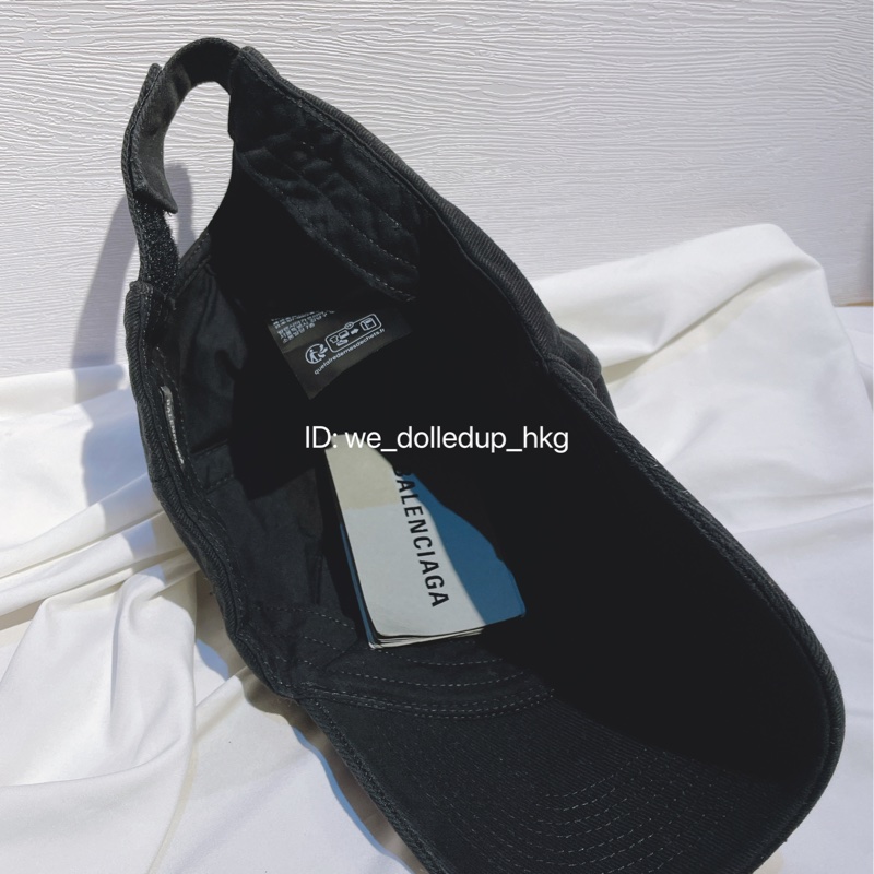 BALENCIAGA 黑色帽子 59cm L size-1