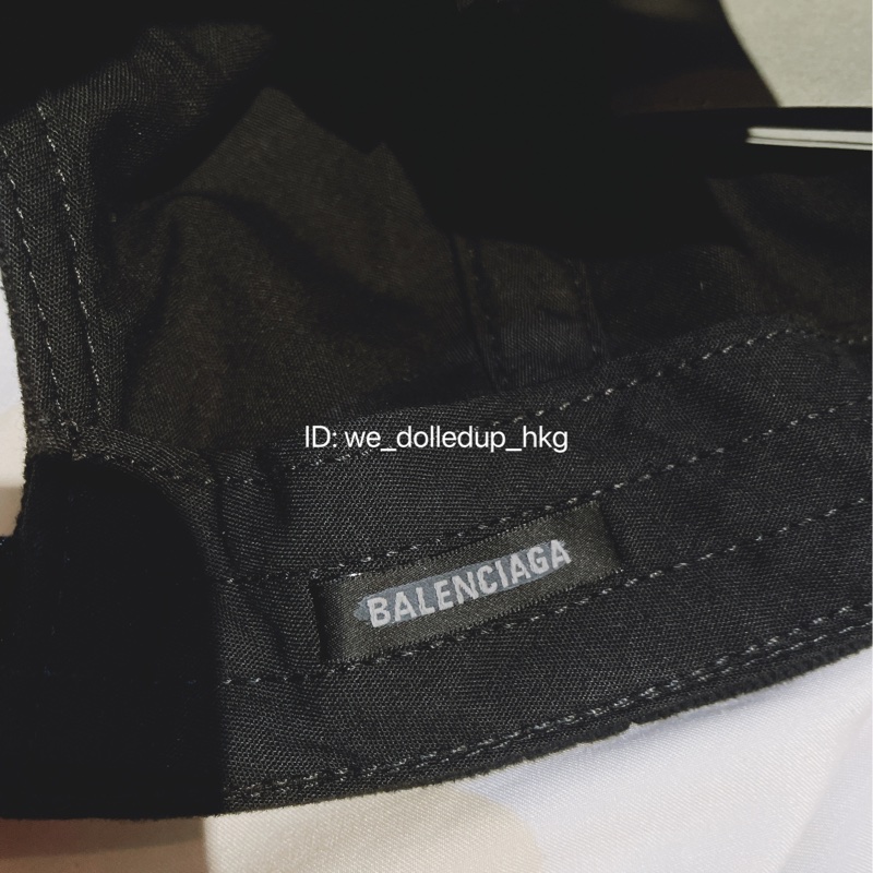 BALENCIAGA 黑色帽子 59cm L size-2