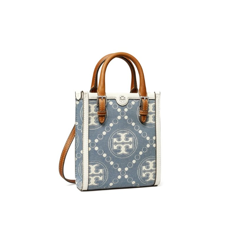 【TORY BURCH】琴譜兩用包-灰白色-0