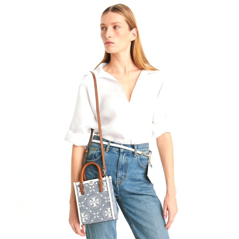 【TORY BURCH】琴譜兩用包-灰白色-4