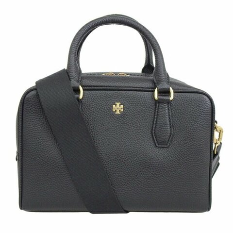 【TORY BURCH】荔枝皮革兩用包-黑色