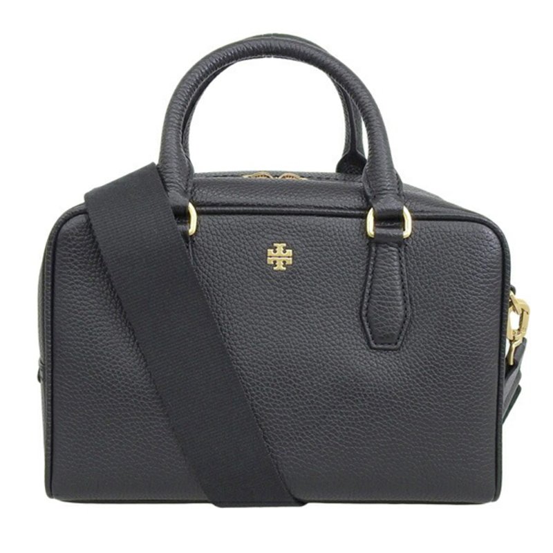 【TORY BURCH】荔枝皮革兩用包-黑色-0