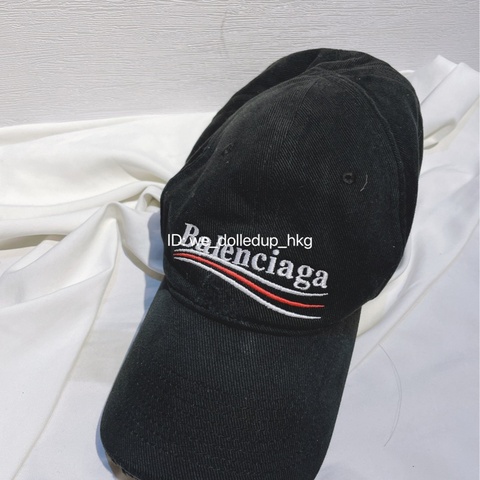 BALENCIAGA 可樂 經典 黑色帽子 57cm M size