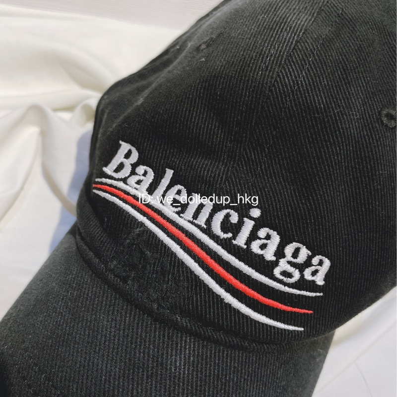 BALENCIAGA 可樂 經典 黑色帽子 57cm M size-1