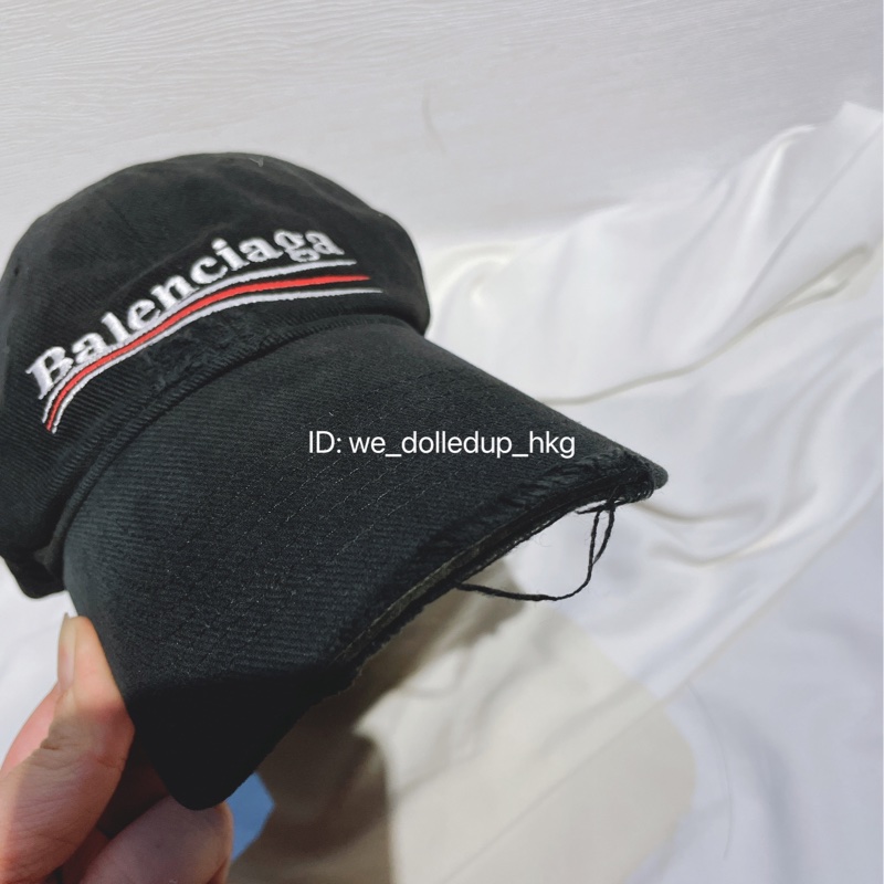 BALENCIAGA 可樂 經典 黑色帽子 57cm M size-2