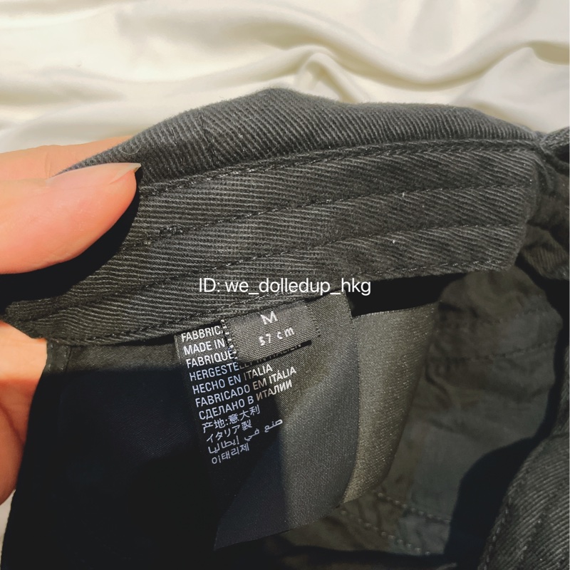 BALENCIAGA 可樂 經典 黑色帽子 57cm M size-5