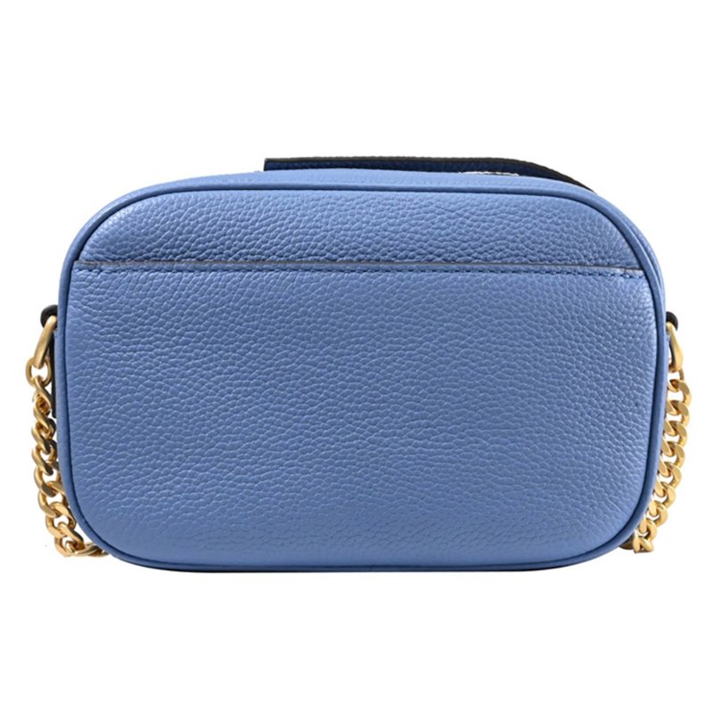 【TORY BURCH】荔枝皮革相機包-水藍色-2