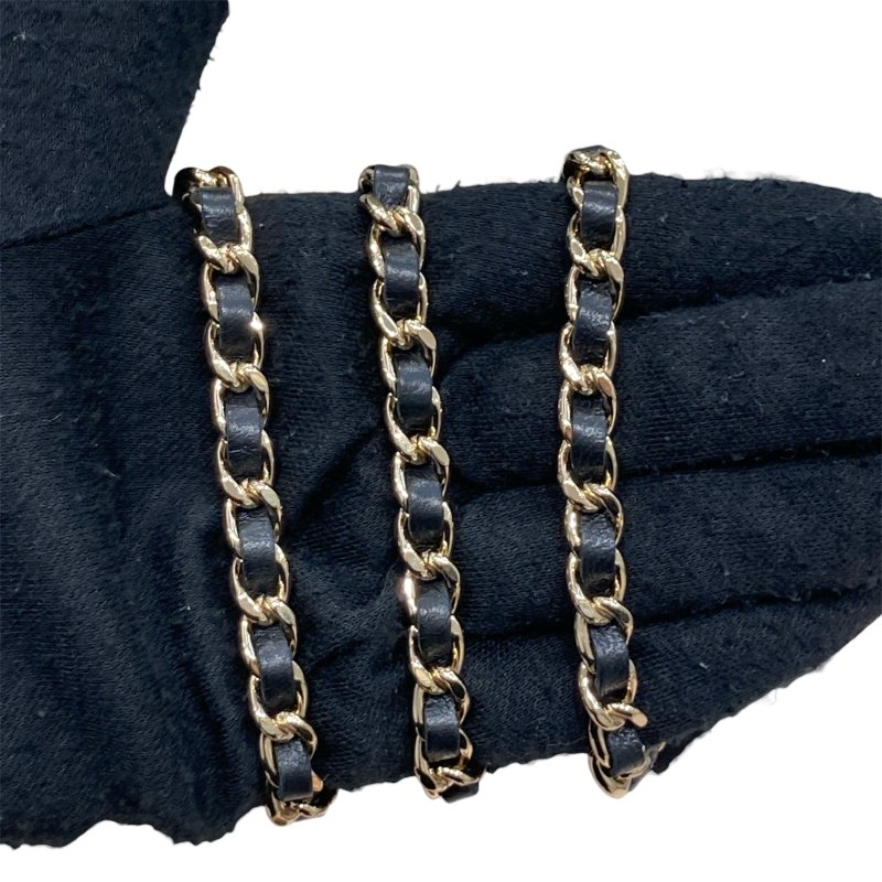 CHANEL 香奈兒 AP1762 TRENDY WALLET ON CHAIN MINI 迷你斜背翻蓋包 羊皮 黑色 淺金色-12