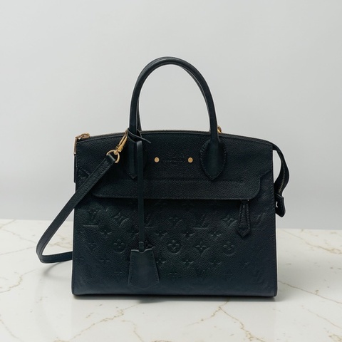 莉亞精品♡LV m41748 黑壓紋手提斜背包 二手