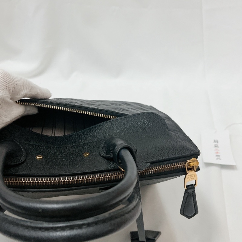 莉亞精品♡LV m41748 黑壓紋手提斜背包 二手-4