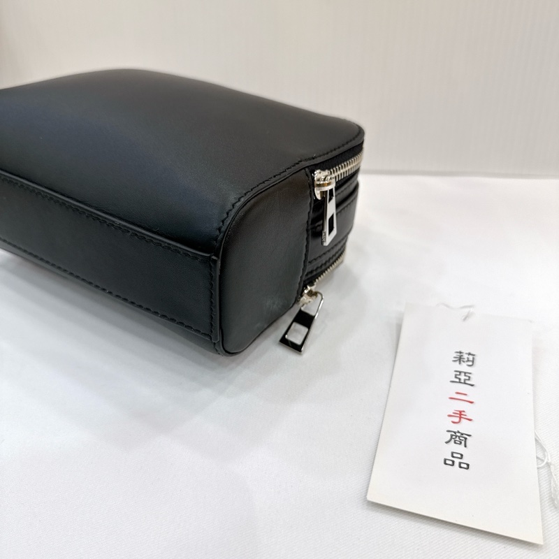 莉亞精品♡ Loewe 相機包 黑 二手-10