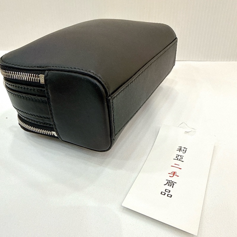 莉亞精品♡ Loewe 相機包 黑 二手-12