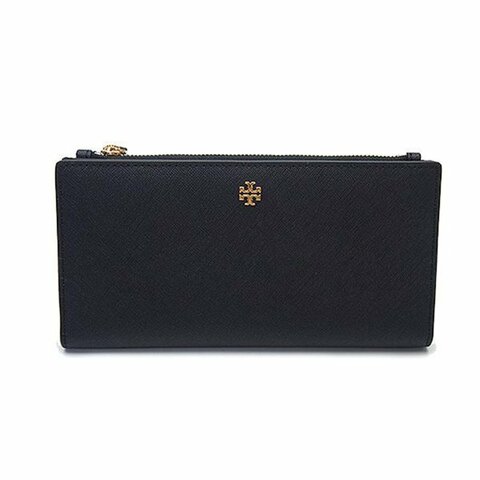 【TORY BURCH】對開防刮長夾-黑色
