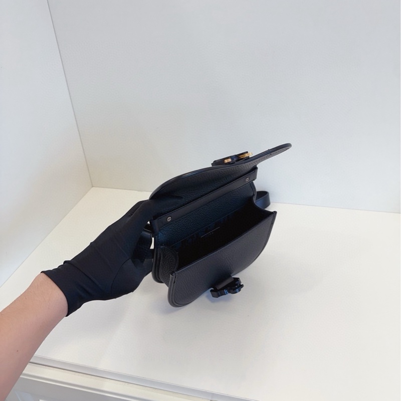 ✨Dior 黑色 so black 全皮馬鞍包 98 98新🖤-9