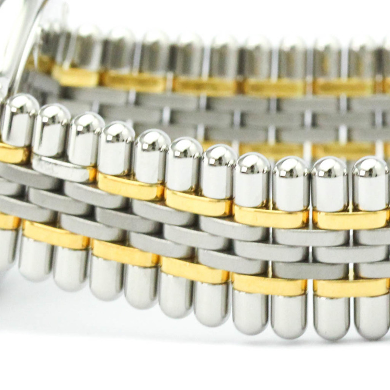 卡地亞 Must 21 鍍金精鋼石英女士腕錶 W10075F4 拋光-2