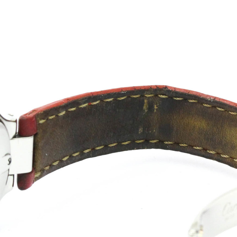 卡地亞 Must 21 鍍金鋼皮石英女錶(拋光)-6