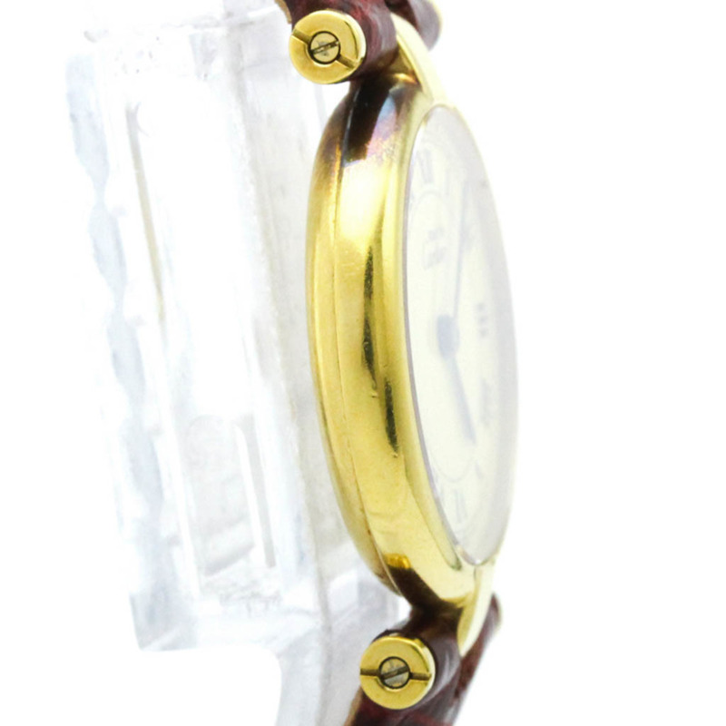 卡地亞 Must Vendome 鍍金石英女士腕錶-7