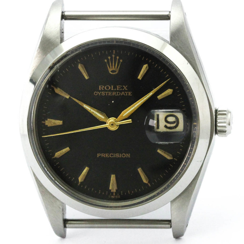 勞力士蠔式日曆型精密6694手動上鍊腕錶錶頭(僅錶頭)復古款-0