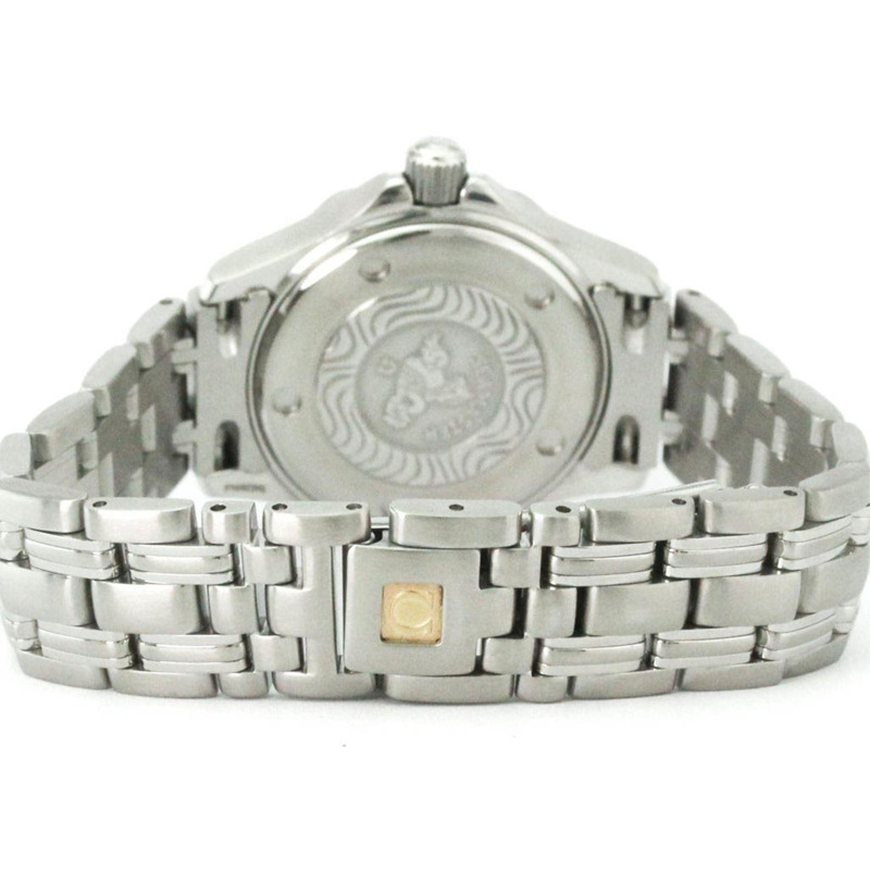 歐米茄海馬系列專業300公尺石英女錶 2582.80 拋光款-4