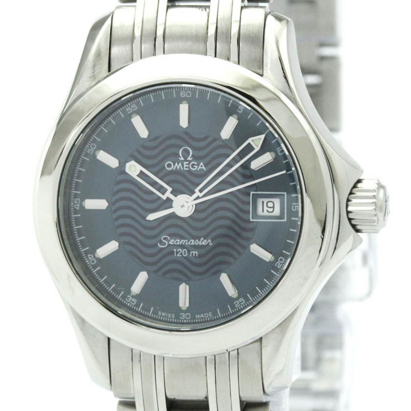 歐米茄海馬系列120公尺精鋼石英女錶 2571.81 拋光款-0