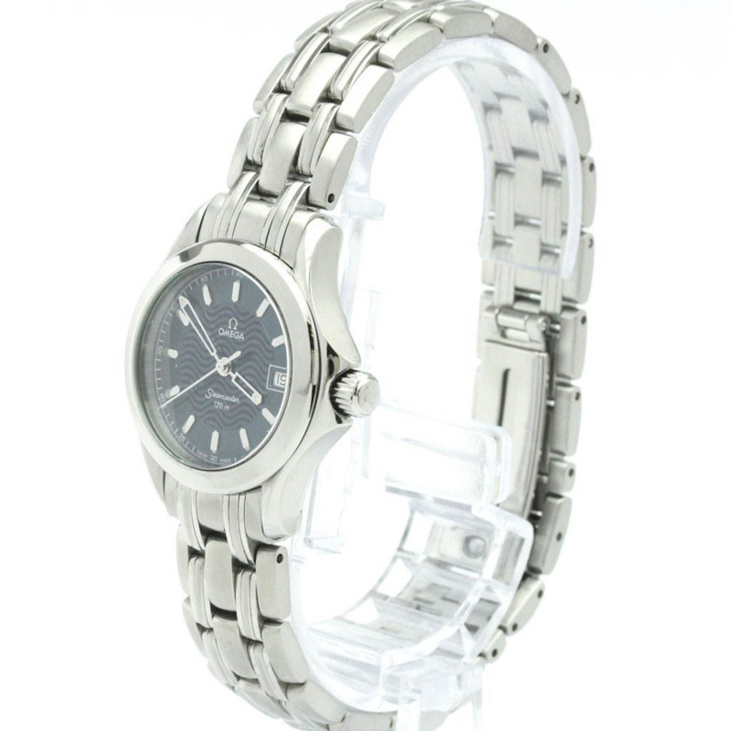 歐米茄海馬系列120公尺精鋼石英女錶 2571.81 拋光款-1