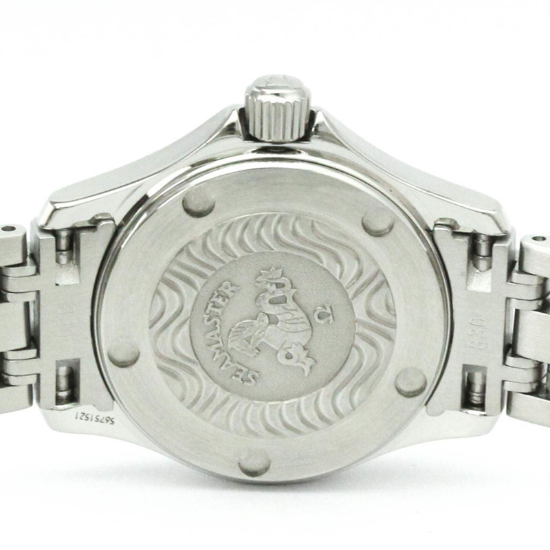 歐米茄海馬系列120公尺精鋼石英女錶 2571.81 拋光款-5