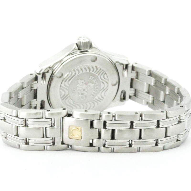 歐米茄海馬系列120公尺精鋼石英女錶 2581.81 拋光款-4