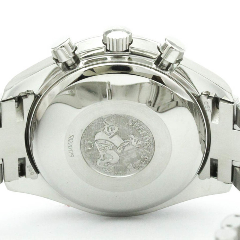 歐米茄超霸系列三曆精鋼自動腕錶 3523.80 拋光-5