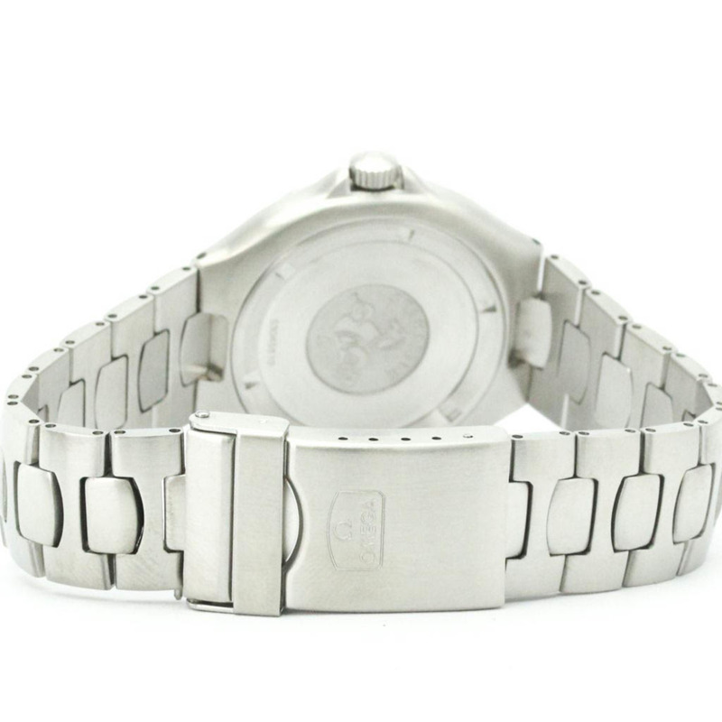 歐米茄海馬系列專業200米石英男士腕錶 396.1052 拋光款-4