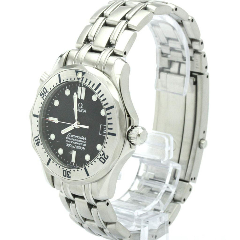 歐米茄海馬系列專業300公尺潛水錶,中型精鋼腕錶,2250.50,拋光款-1
