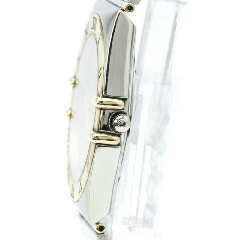 歐米茄星座系列18K金精鋼石英男士腕錶396.1070拋光款-3