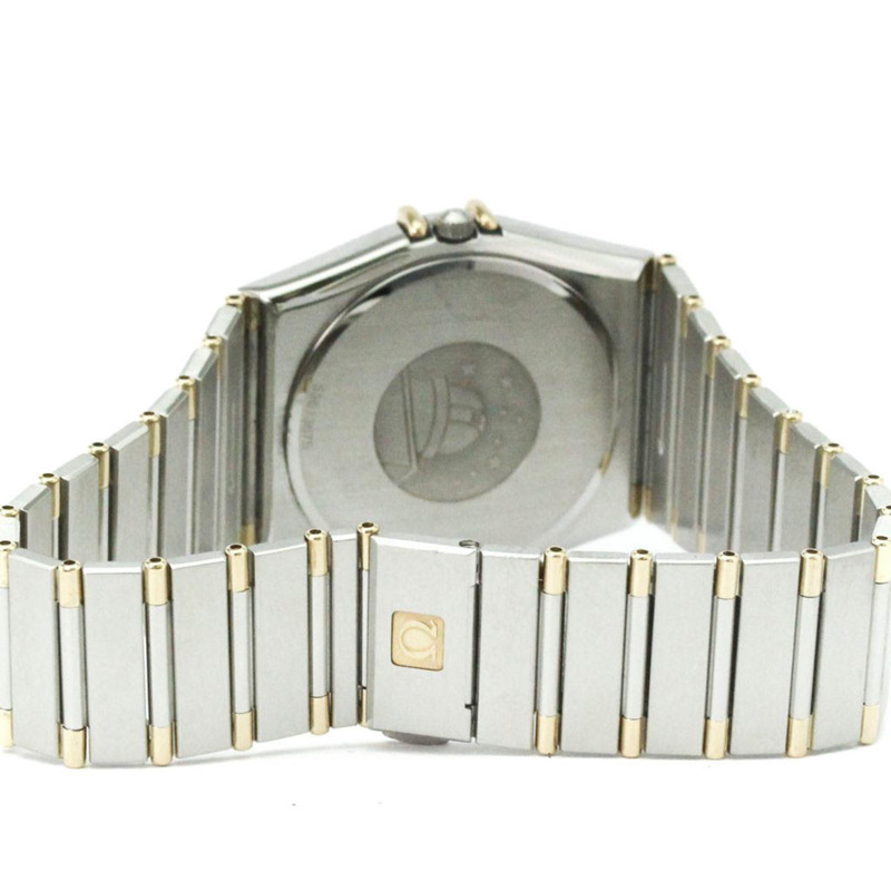 歐米茄星座系列18K金精鋼石英男士腕錶396.1070拋光款-4