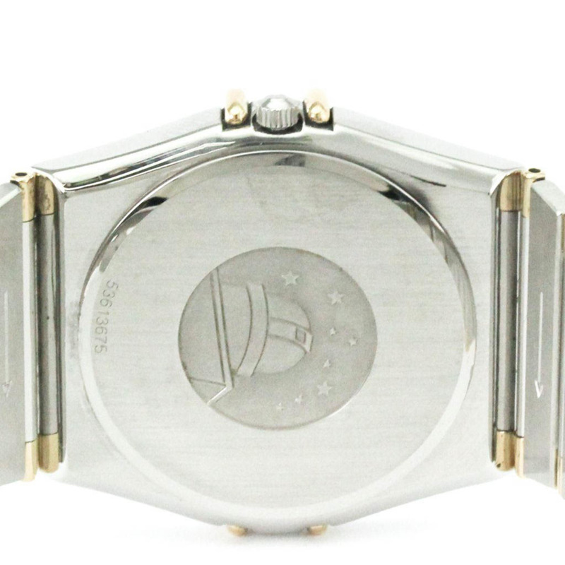 歐米茄星座系列18K金精鋼石英男士腕錶396.1070拋光款-6