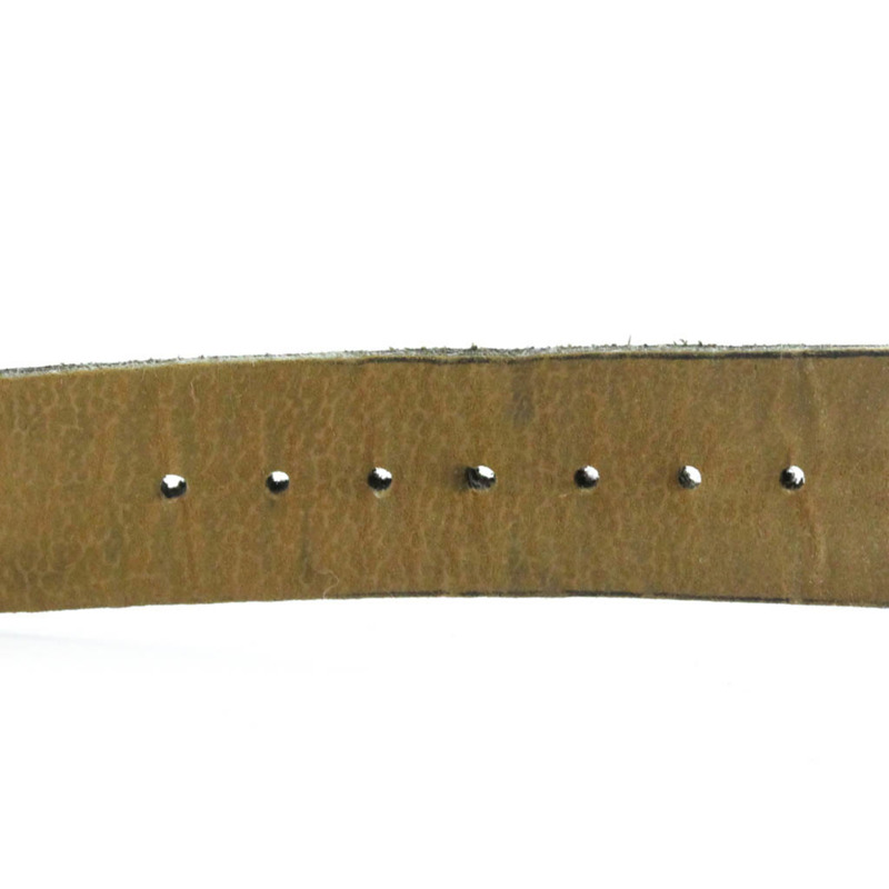 歐米茄海馬系列日期顯示精鋼皮錶帶石英男士腕錶 196.0072 復古款-6