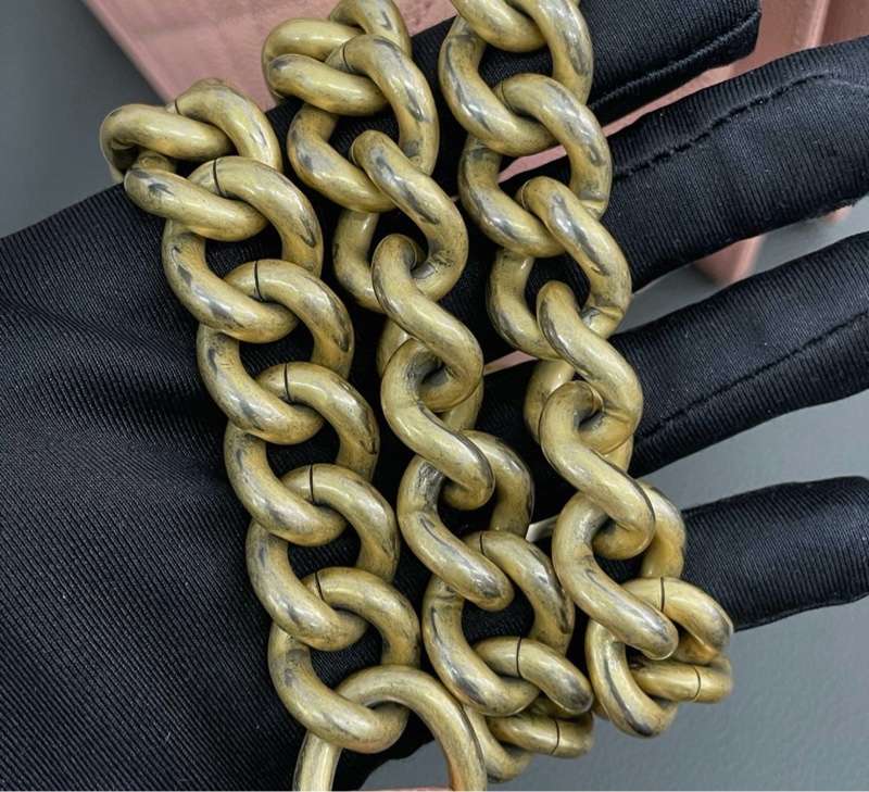 【96新 ✨ 全網最低價!】❤Chanel Leboy 荔枝皮 淡粉色金扣 中號️-15